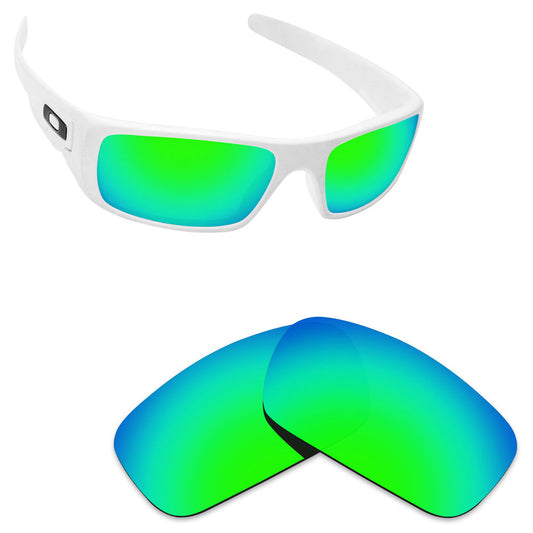 Hawkry Polarized Replacement Lenses for-Oakley Crankshaft Sunglass Emerald Green