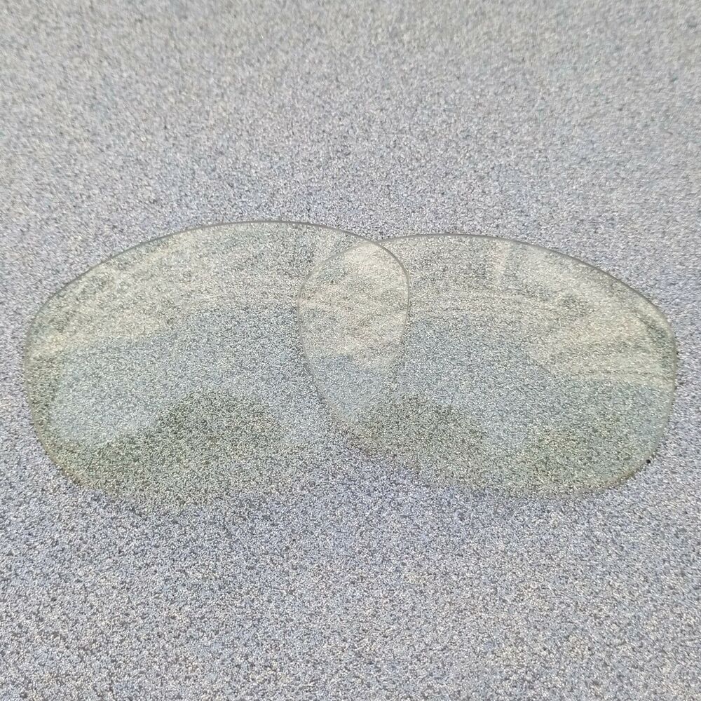 Transparent Clear Non-Polarized Replacement Lenses For-Oakley Pit Bull Sunglass