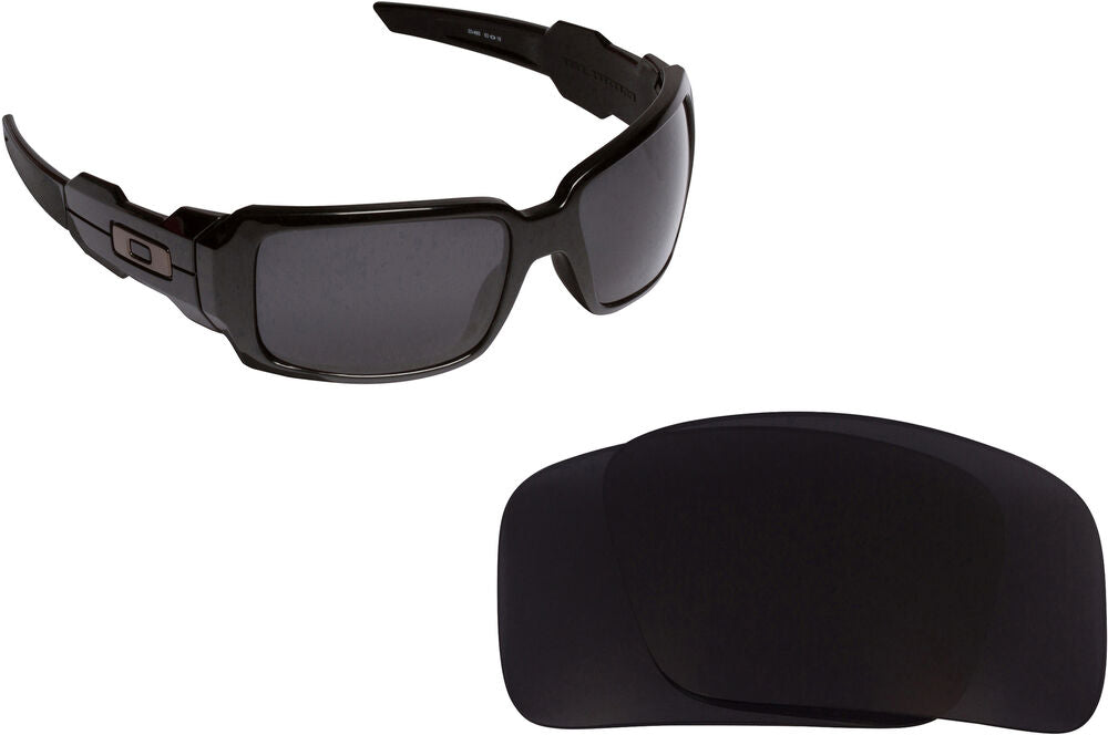 LenSwitch Replacement Lenses for Oakley Oil Drum Sunglasses Multi-Color