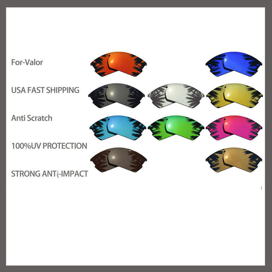 US Replacement Polarized Lenses for-Wiley X Valor Sunglasses Anti-scratch