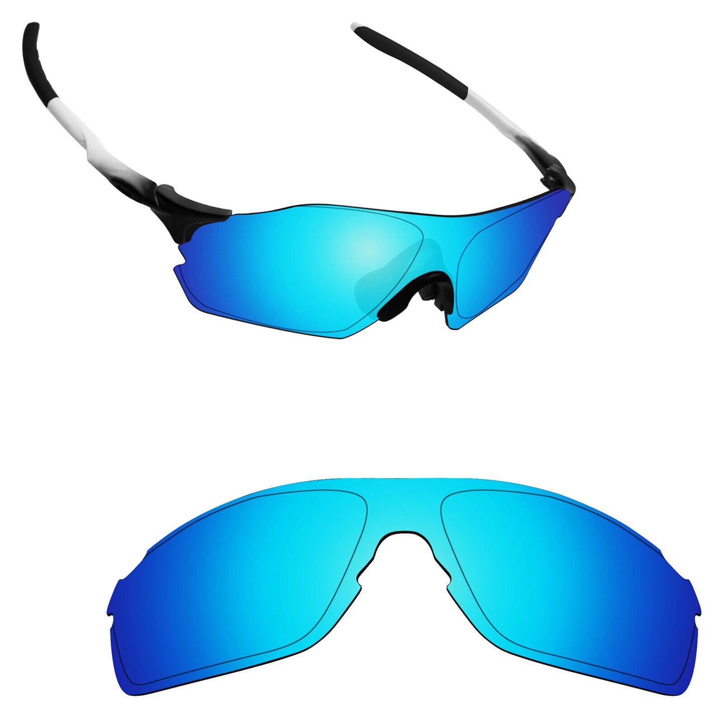 Hawkry Polarized Replacement Lenses for-Oakley EVZero Pitch OO9383 - Multiple