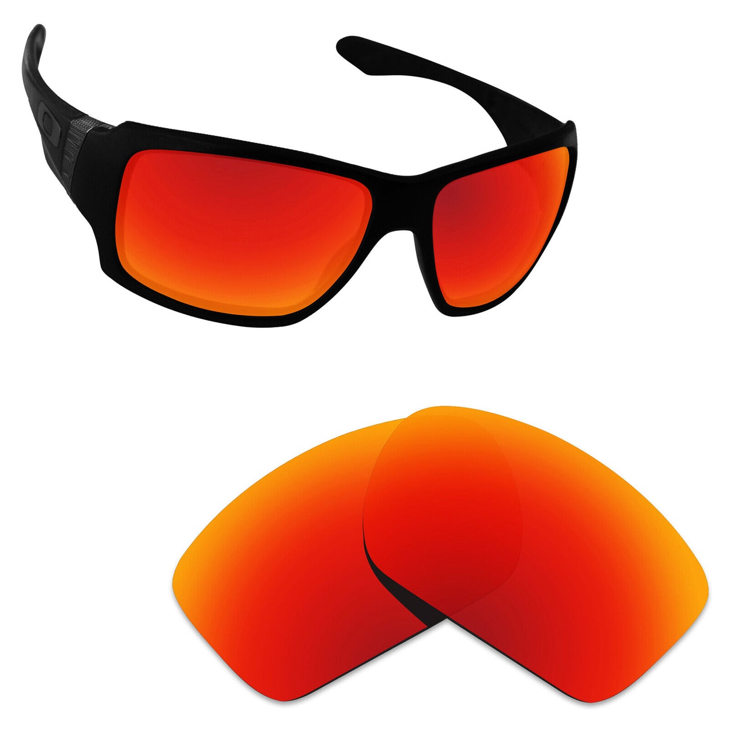 Hawkry Polarized Replacement Lenses for-Oakley Big Taco OO9173 Sunglass-Multiple