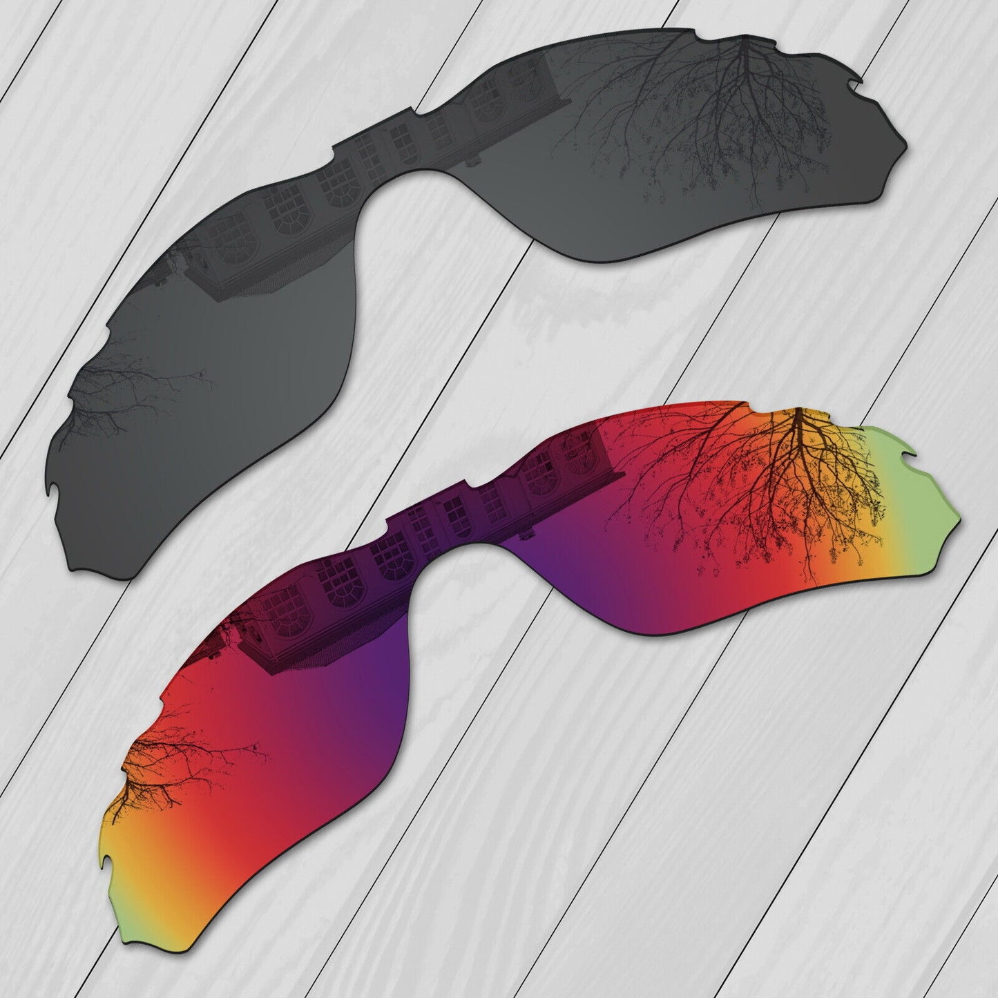 POLARIZED Replacement Lenses For-Oakley Radar Edge Vented OO9184 Anti-Scratch
