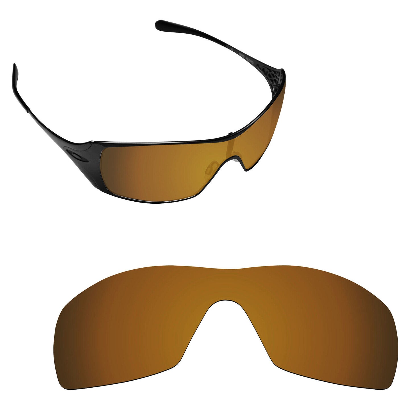 Hawkry Polarized Replacement Lenses for-Oakley Dart Sunglass - Multiple
