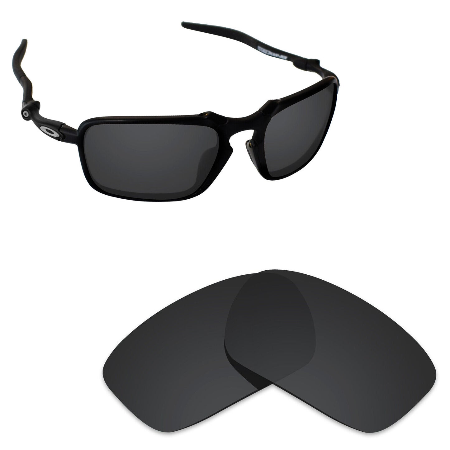 Hawkry Polarized Replacement Lenses for-Oakley Badman OO6020 Sunglass - Multiple