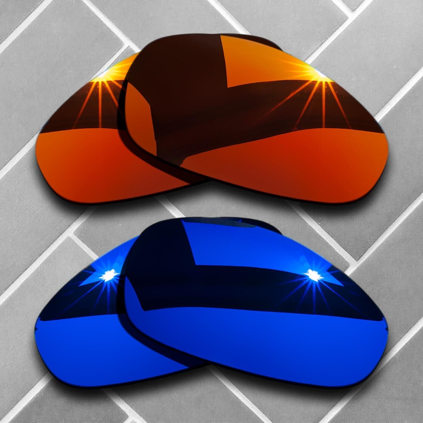 Replacement Rubber Kit Polarized Lenses for-Oakley Juliet Sunglass Choices US