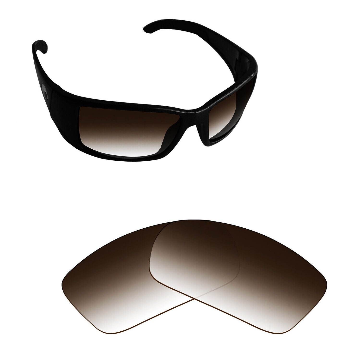 Hawkry Polarized Replacement Lenses for-Costa Blackfin Sunglass - Options