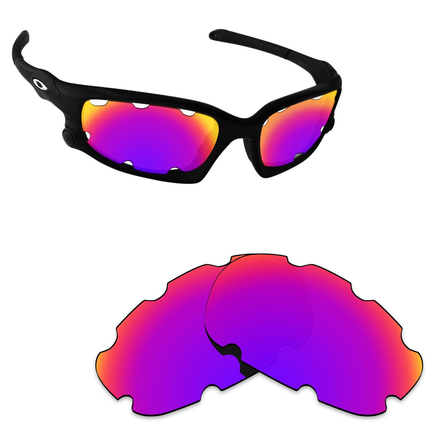 Hawkry Polarized Replacement Lens for-Oakley Split Jacket Vented OO9099 Multiple