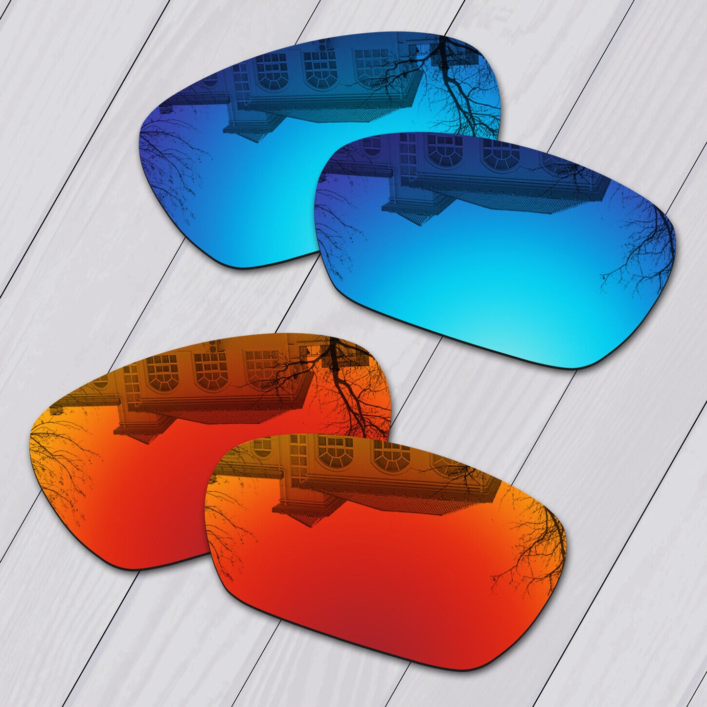 POLARIZED Replacement Lot Lenses For-Oakley Spike Sunglasses Anti-Scratch