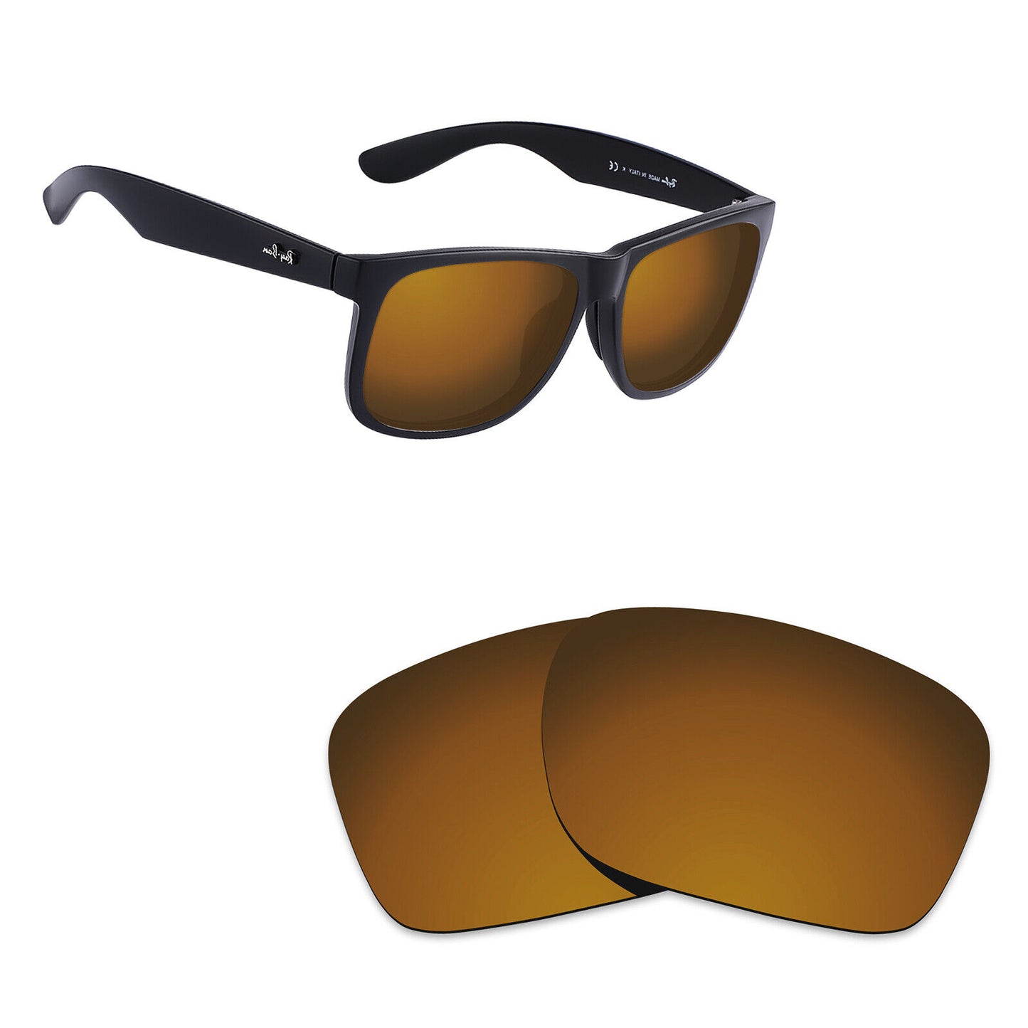 Hawkry Polarized Replacement Lenses for - RayBan-RB4165-54 Sunglass - Multiple