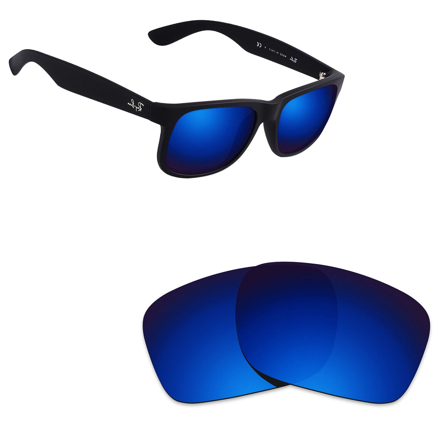 Hawkry Polarized Replacement Lenses for - RayBan-RB4165-51 Sunglass - Multiple