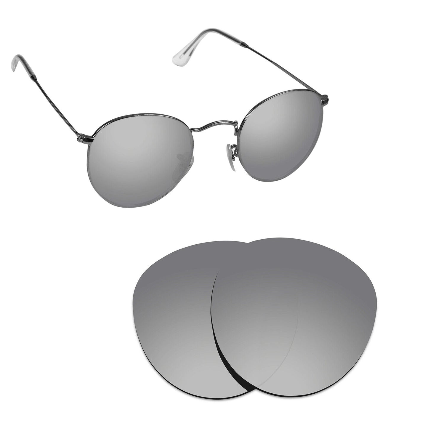 Hawkry Polarized Replacement Lenses for - RayBan-RB3447-50 Sunglass - Multiple
