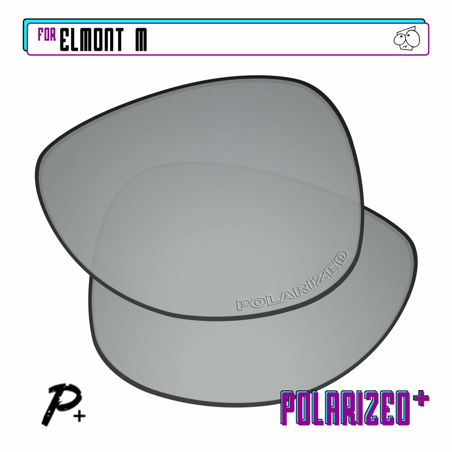POLARIZED+ Replacement Lens For-Oakley Elmont M Sunglass Anti-Scratch