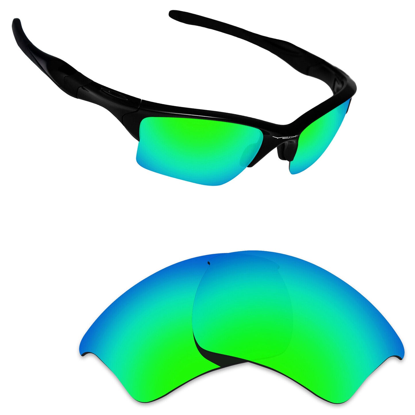 Hawkry Polarized Replacement Lens for-Oakley Half Jacket 2.0 XL OO9154 - Options