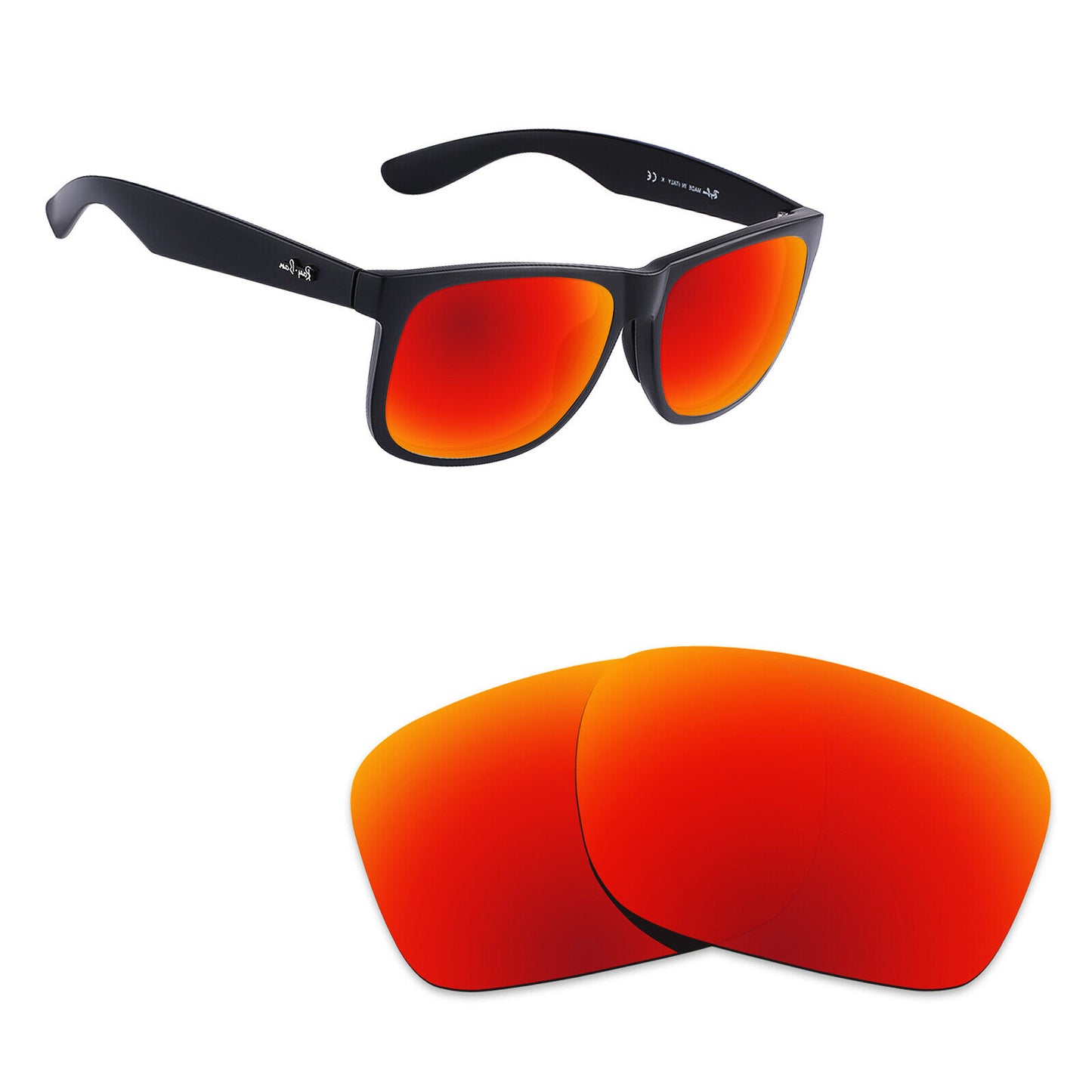 Hawkry Polarized Replacement Lenses for - RayBan-RB4165-54 Sunglass - Multiple
