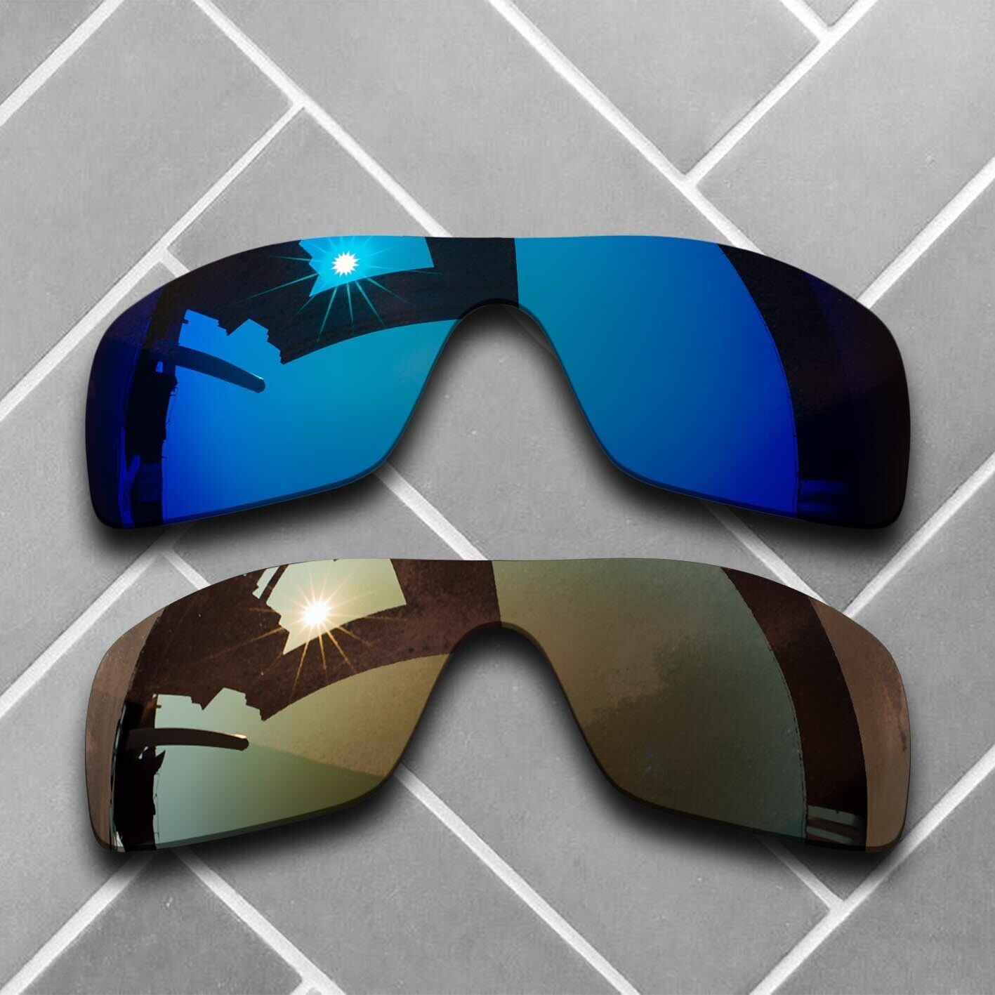 Polarized Replacement lenses for-Oakley Batwolf Anti-Scratch Multiple Choices US