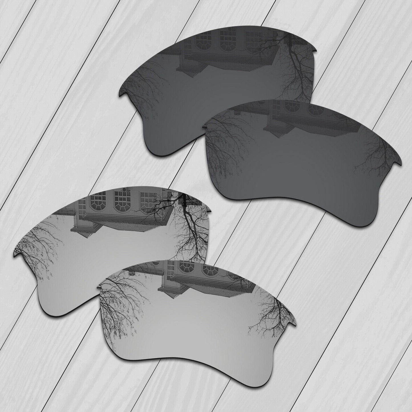 POLARIZED Replacement Lenses For-Oakley Flak Jacket XLJ & Kits Anti-Scratch Opt