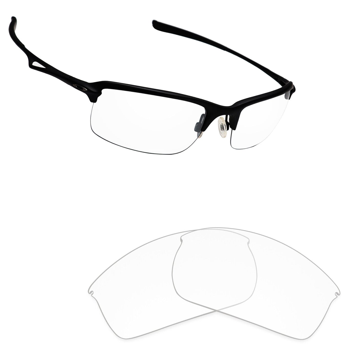 Hawkry Polarized Replacement Lenses for-Oakley Wiretap Sunglass - Multiple