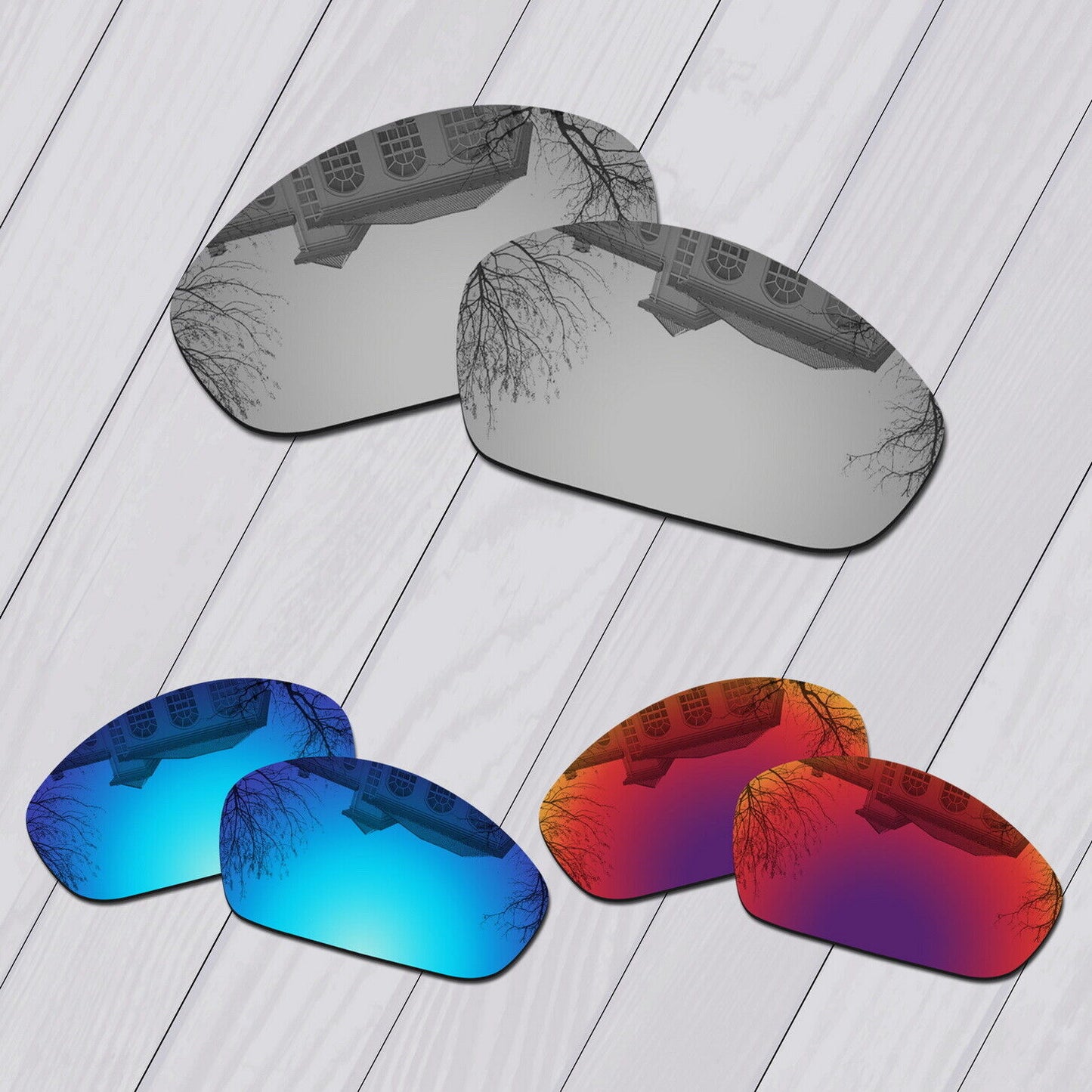 POLARIZED Replacement Lot Lens & Kit For-Oakley Split Jacket OO9099 Anti-Scratch