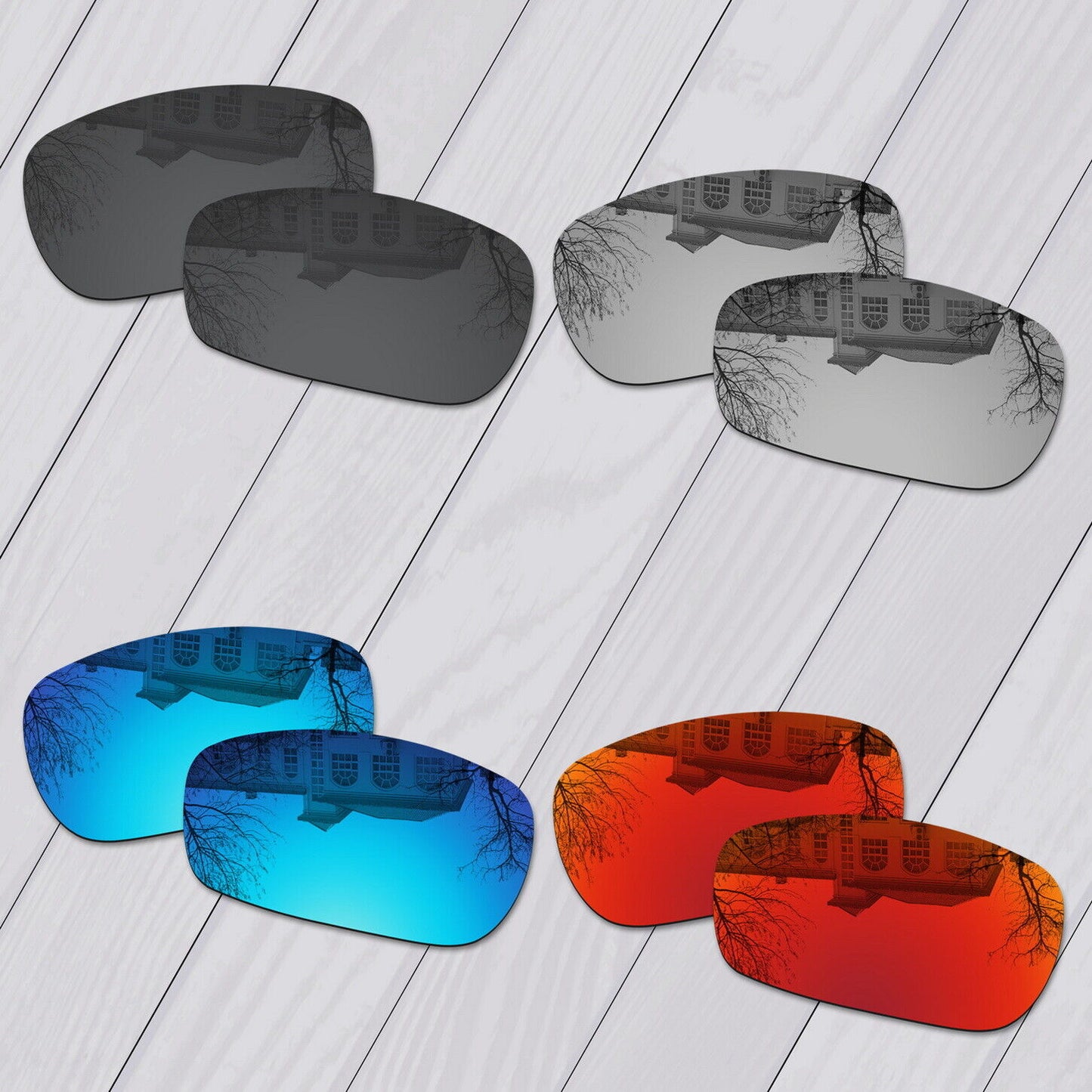 POLARIZED Replacement Lens&Kit For-Oakley Crosshair 2.0 OO4044 Anti-Scratch