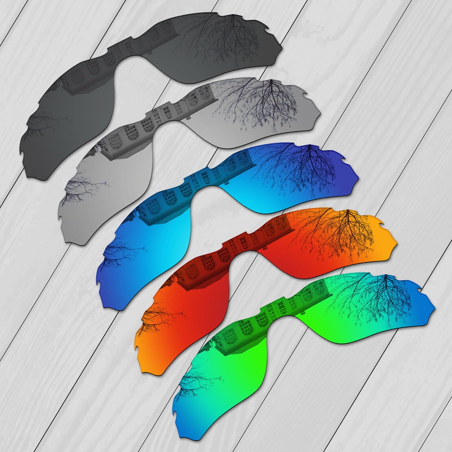 POLARIZED Replacement Lenses For-Oakley Radar Edge Vented OO9184 Anti-Scratch