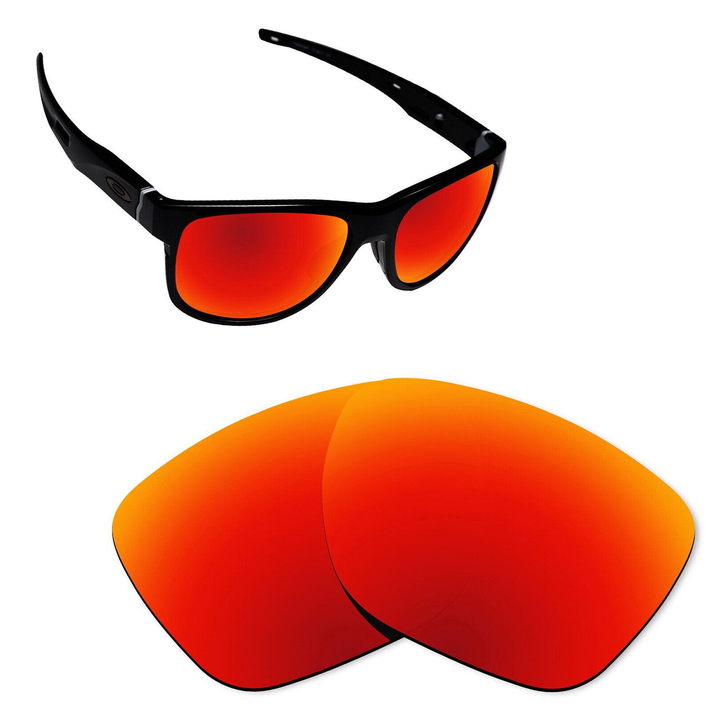 Hawkry Polarized Replacement Lens for-Oakley Crossrange XL Sunglass-Options
