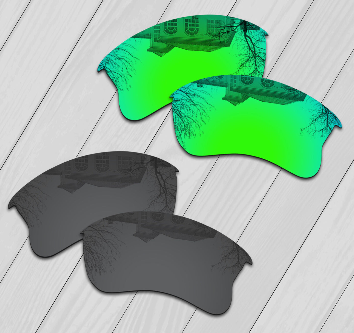 POLARIZED Replacement Lenses For-Oakley Half Jacket 2.0 XL Anti-Scratch Options