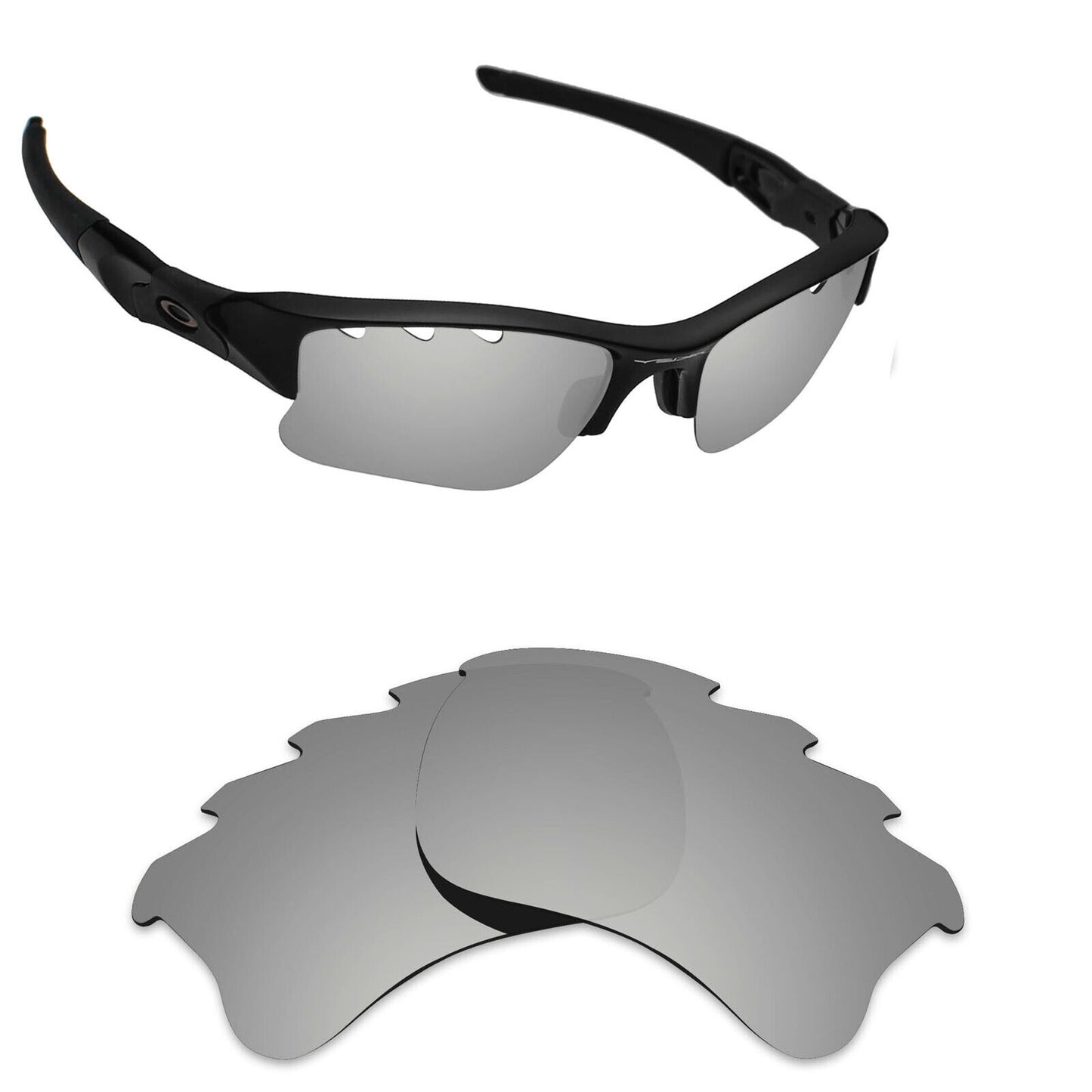 Hawkry Polarized Replacement Lenses for-Oakley Flak 2.0 XL Vented Sunglass - Opt