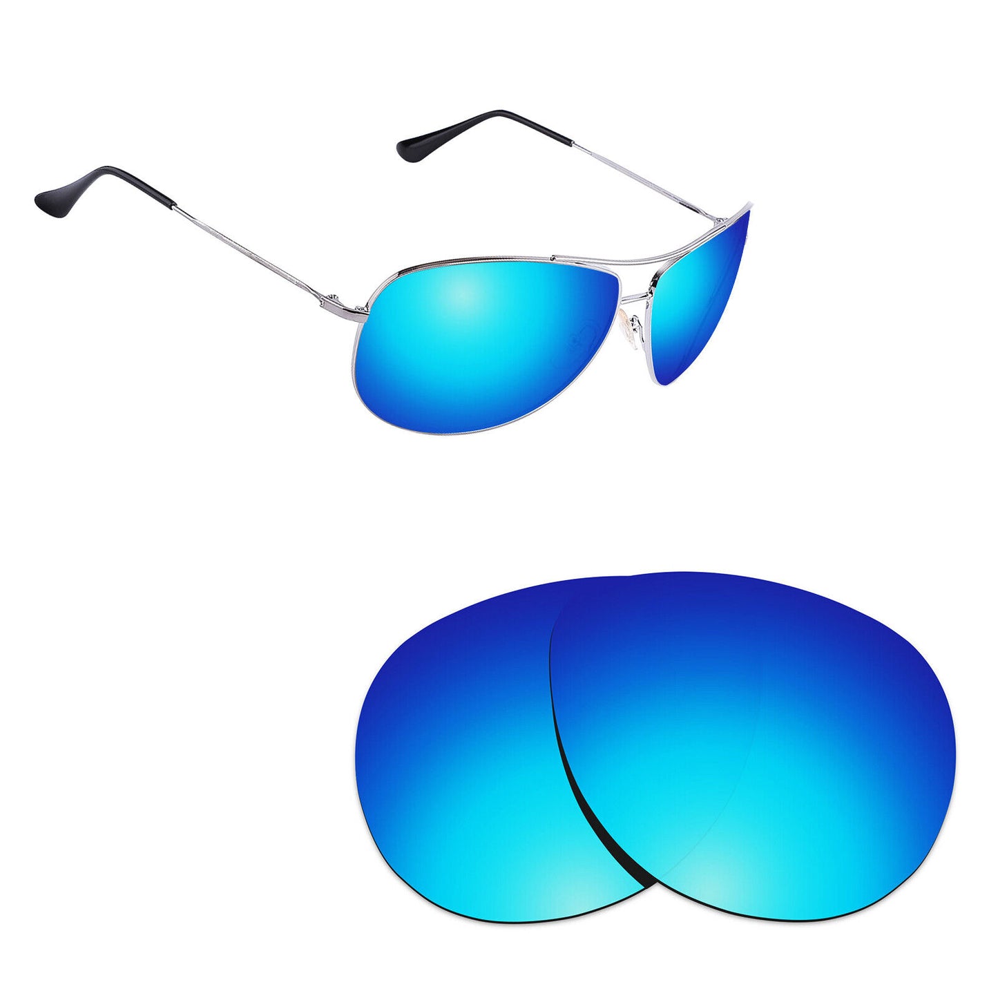 Hawkry Polarized Replacement Lenses for - RayBan-RB3293-67 Sunglass - Multiple