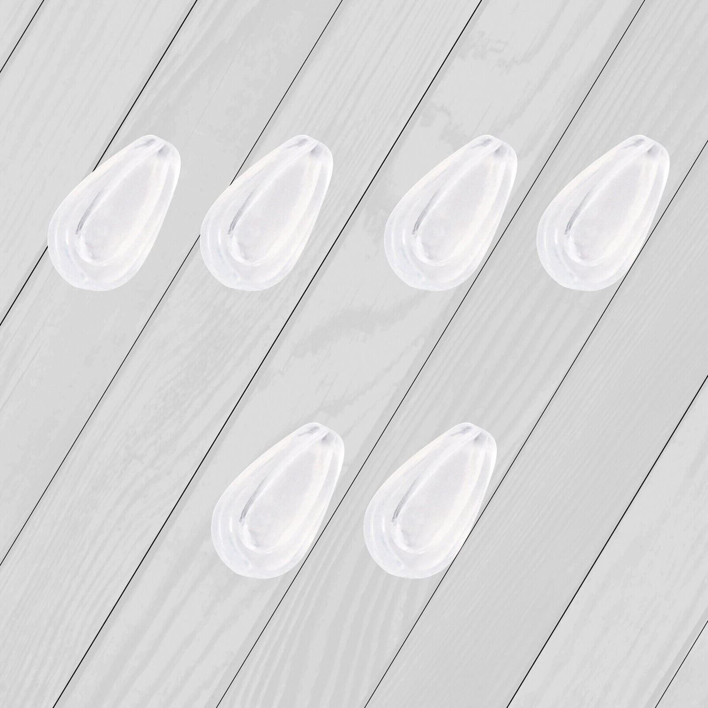 TargetVision Replacement Clear Nose pads For-Oakley Deadbolt OO6046 Sunglasses
