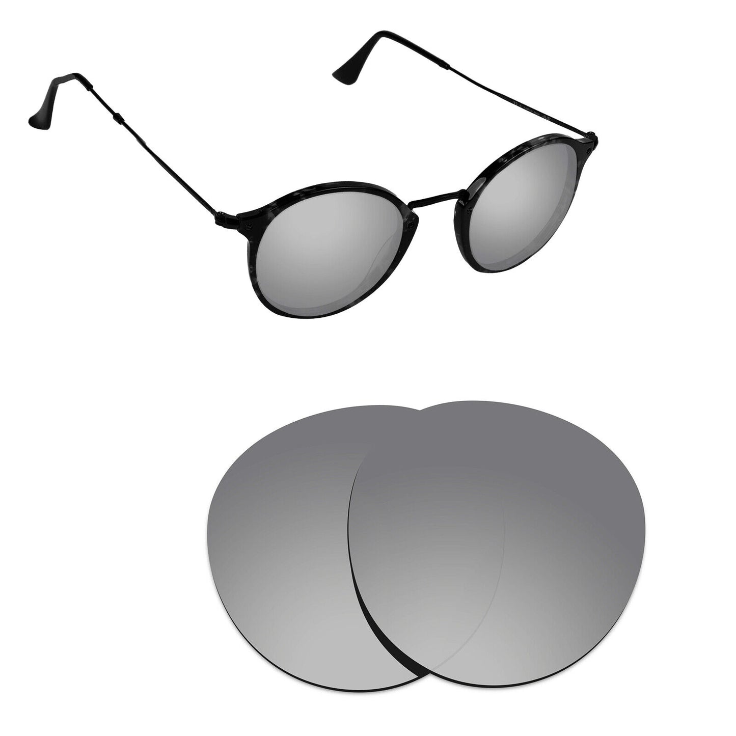 Hawkry Polarized Replacement Lenses for - RayBan-RB2447-49 Sunglass - Multiple