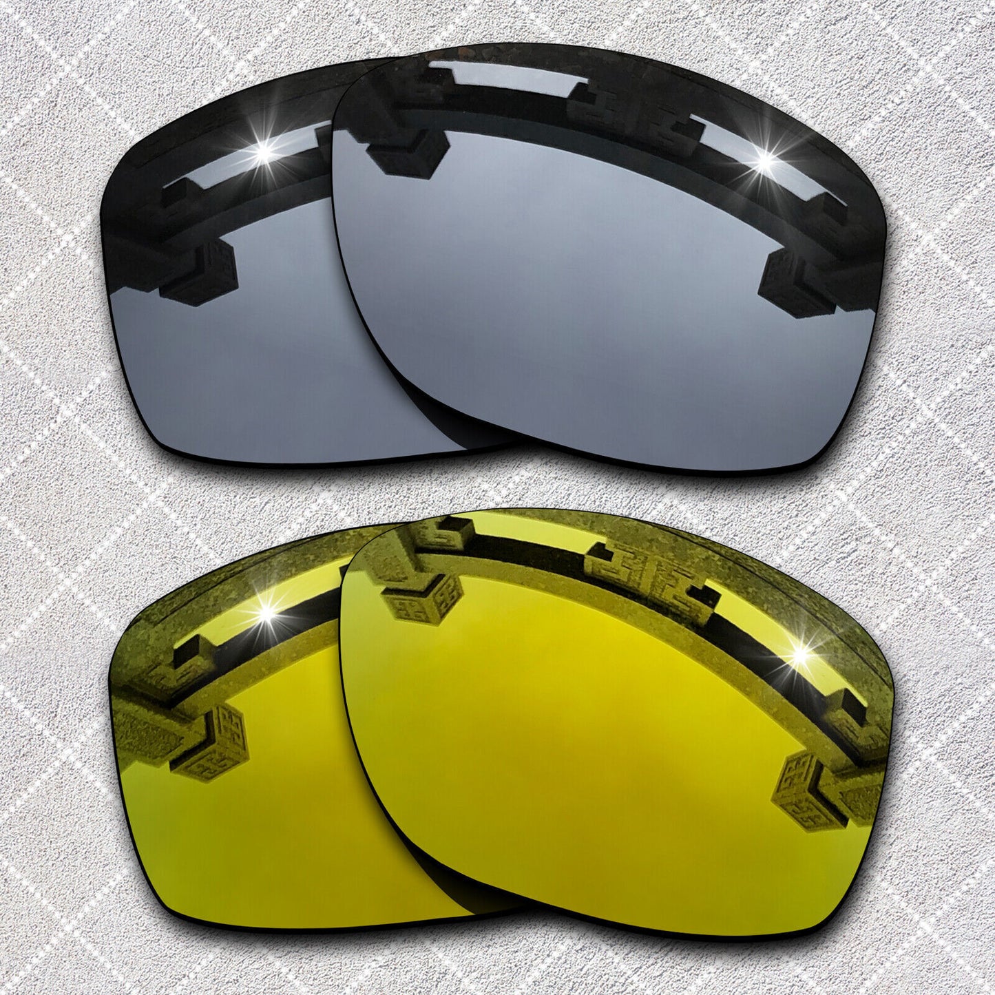 HeyRay Replacement Lenses for Pit Bull Asian Fit OO9161 Sunglasses Polarized-Opt