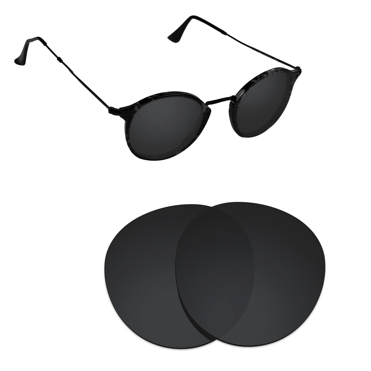 Hawkry Polarized Replacement Lenses for - RayBan-RB2447-49 Sunglass - Multiple