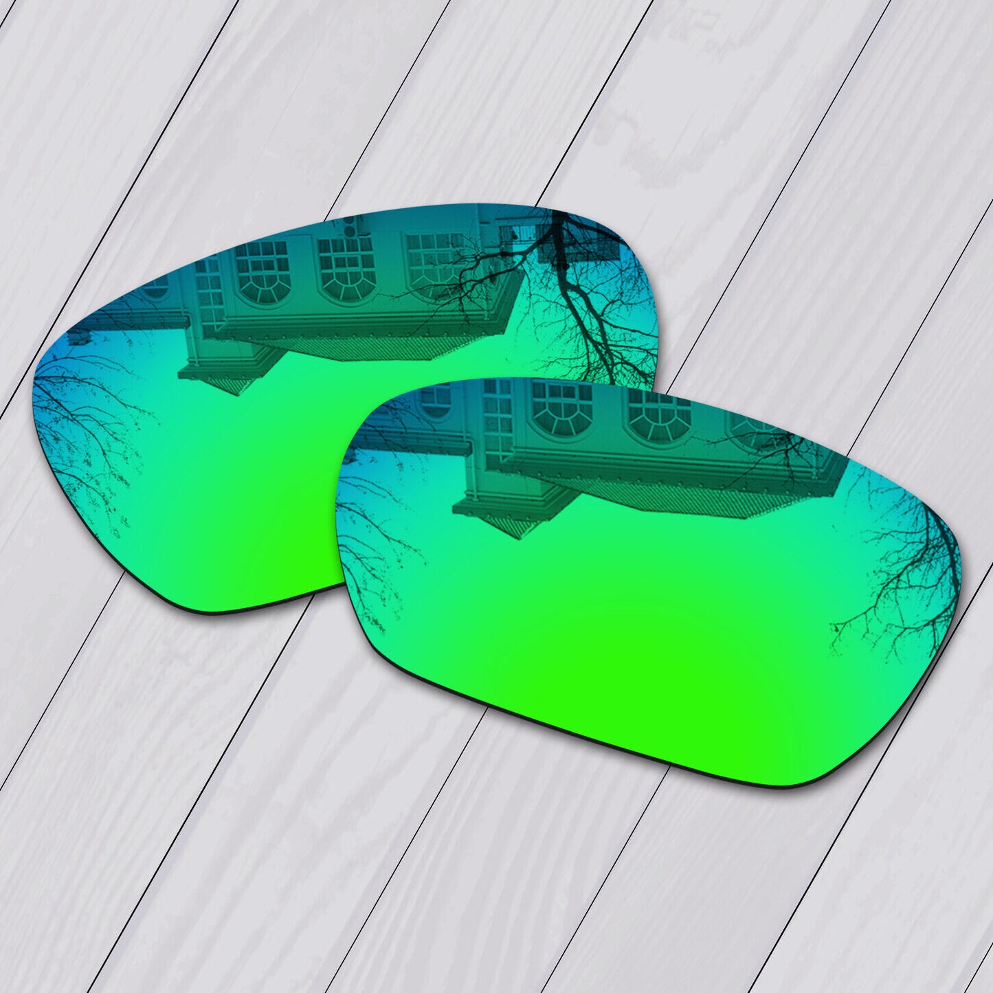 POLARIZED Replacement Lenses & Nose Pad For-Oakley Inmate Sunglass Anti-Scratch