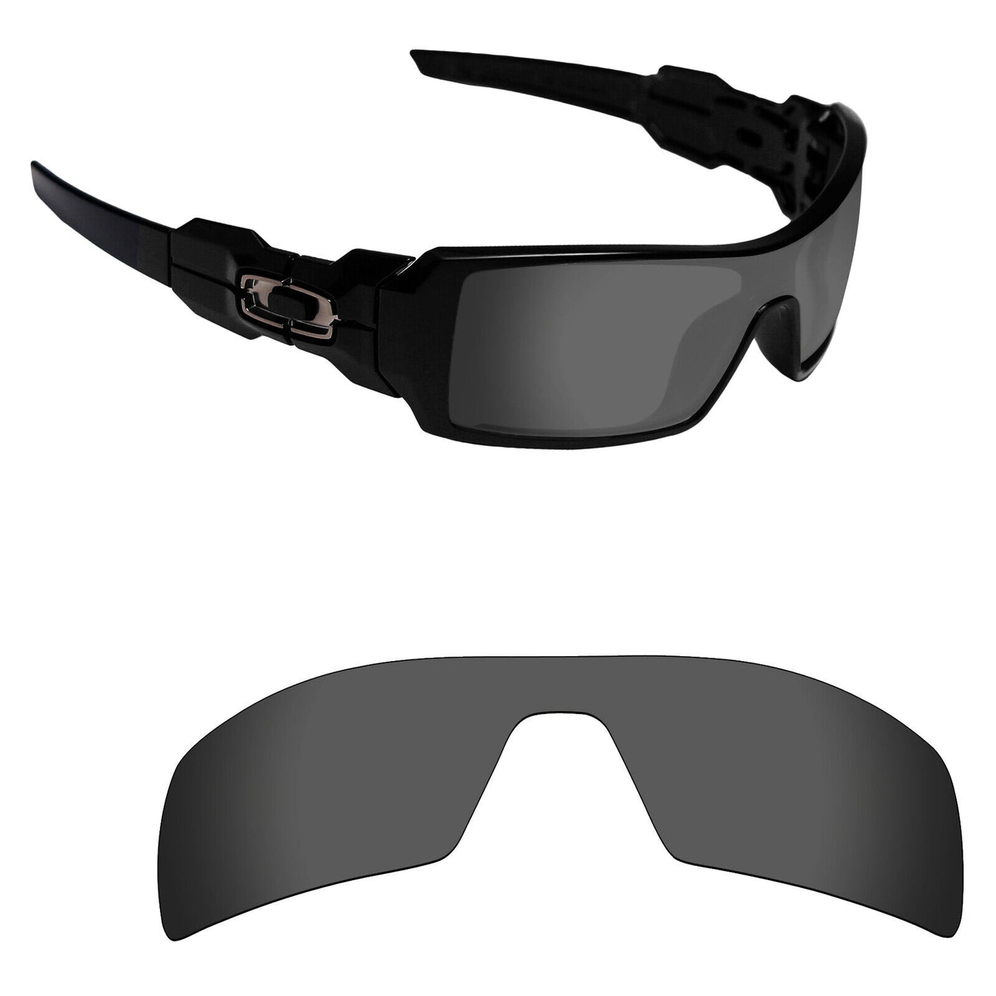 Hawkry Polarized Replacement Lenses for-Oakley Oil Rig Sunglass - Options