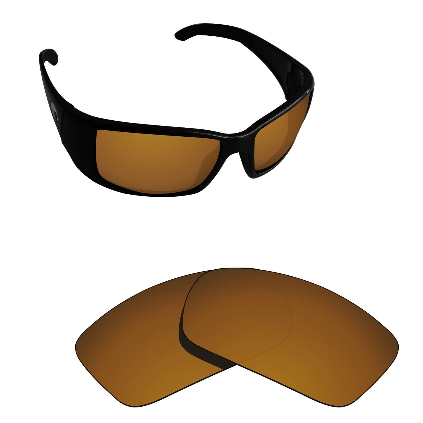 Hawkry Polarized Replacement Lenses for-Costa Blackfin Sunglass - Options