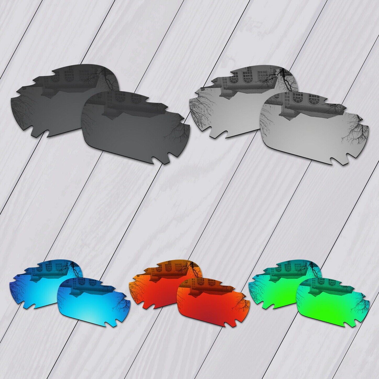 POLARIZED Replacement Lens & Kit For-Oakley Racing Jacket Vented Anti-Scratch