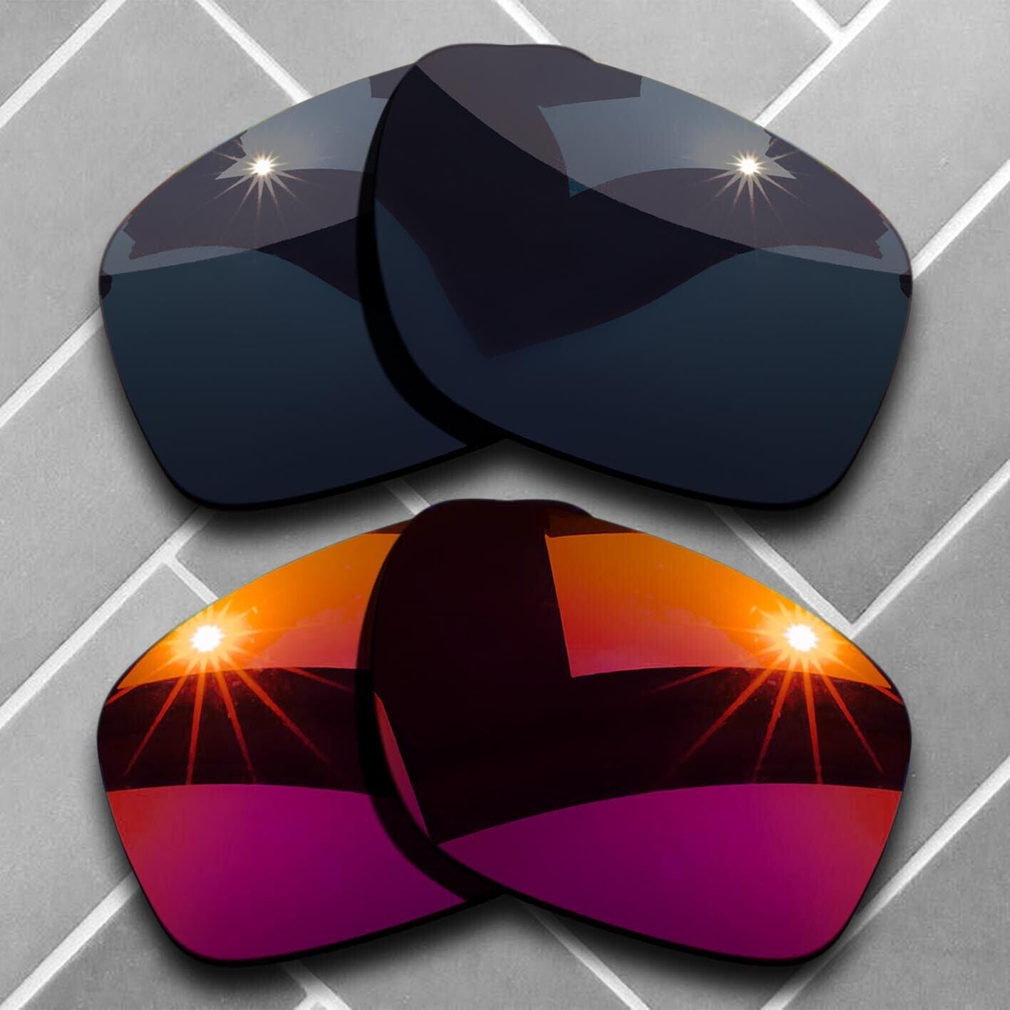 Polarized Anti-Scratch Replacement Lenses for-Oakley Sliver OO9262 Choices US
