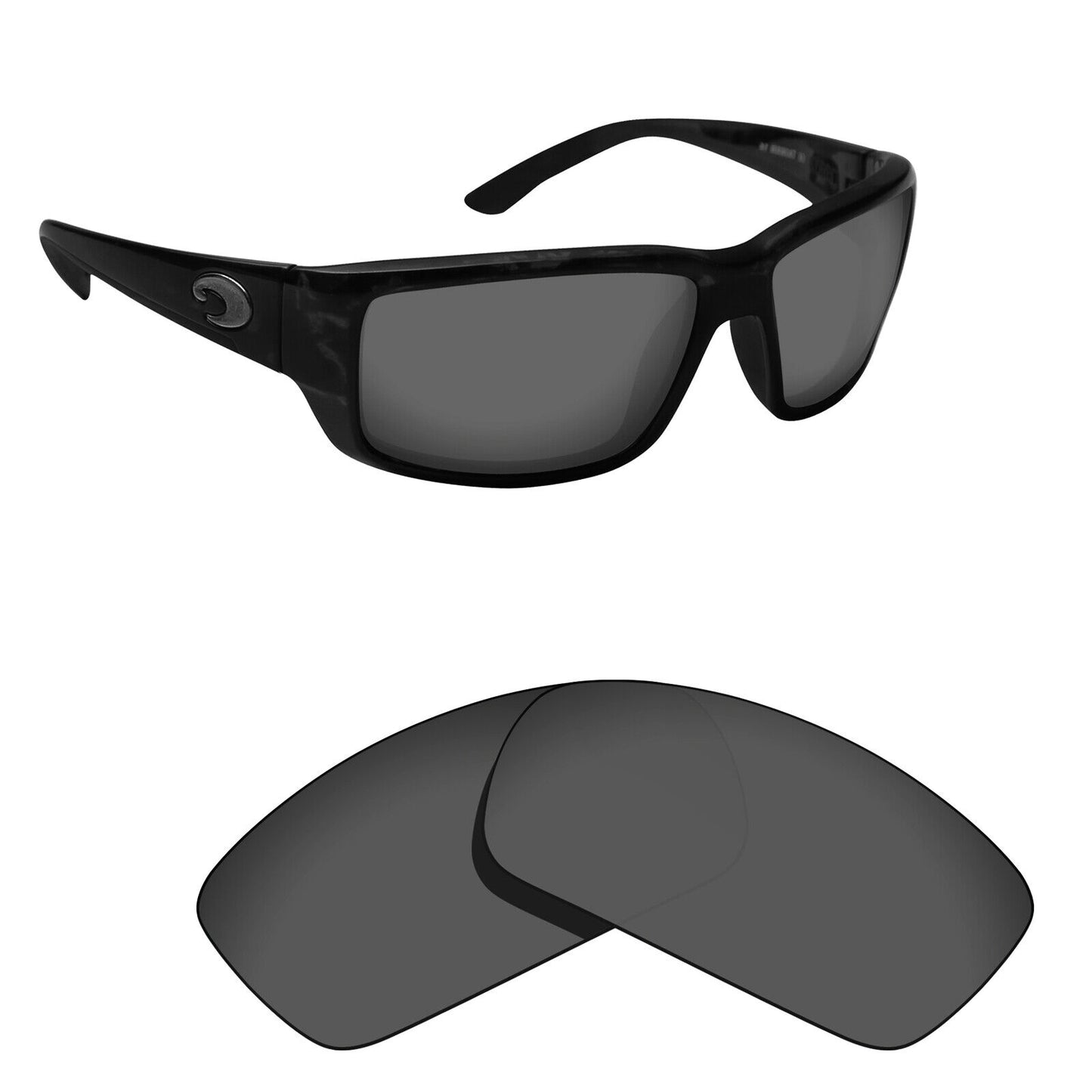 Hawkry Polarized Replacement Lenses for-Costa Fantail Sunglass - Multiple