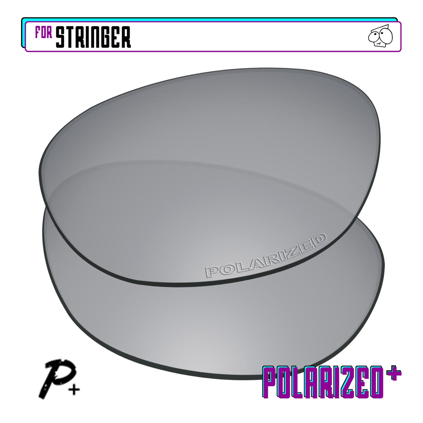 POLARIZED+ Replacement Lens For-Oakley Stringer Sunglass Anti-Scratch