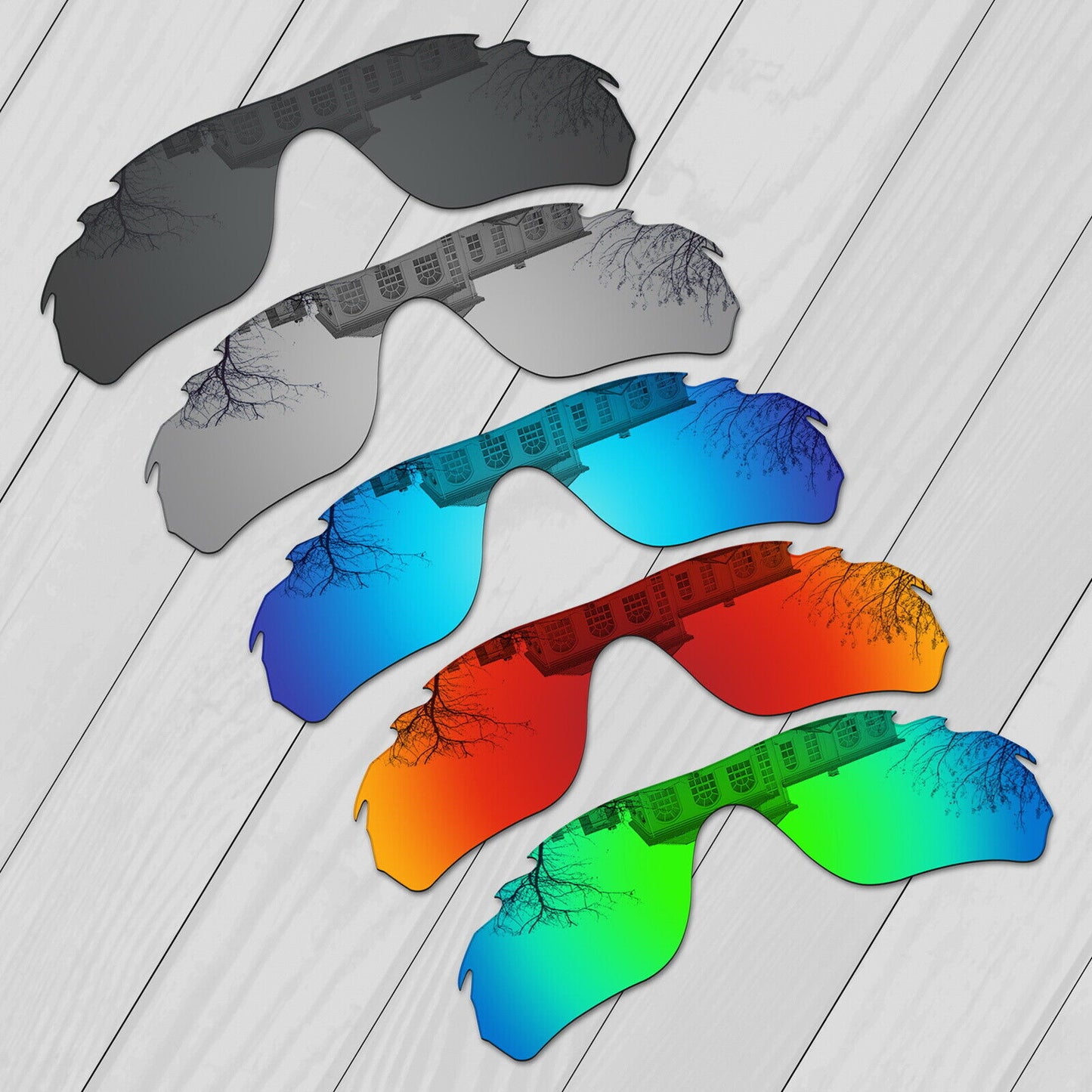 POLARIZED Replacement Lens & Kit For-Oakley RadarLock Edge Vented OO9183 Options