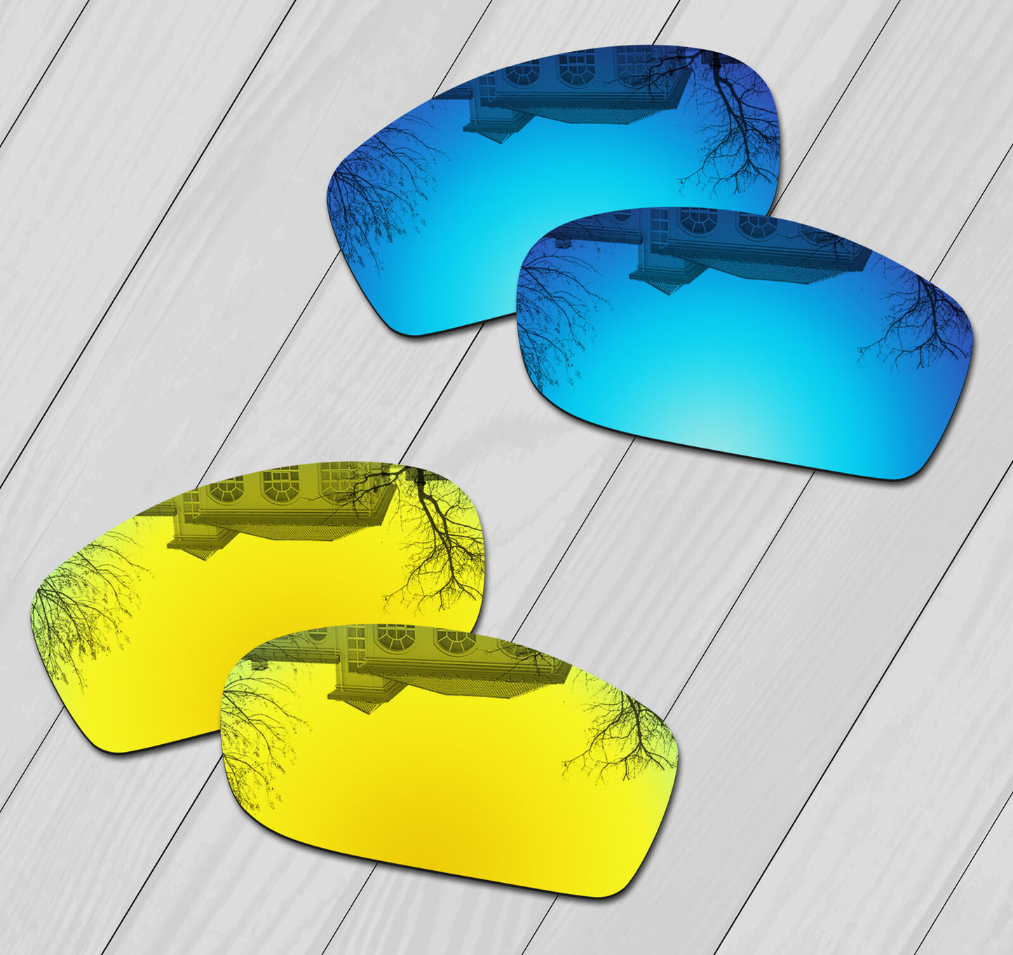 POLARIZED Replacement Lenses For-Oakley Fives Squared Sunglasses Anti-Scratch