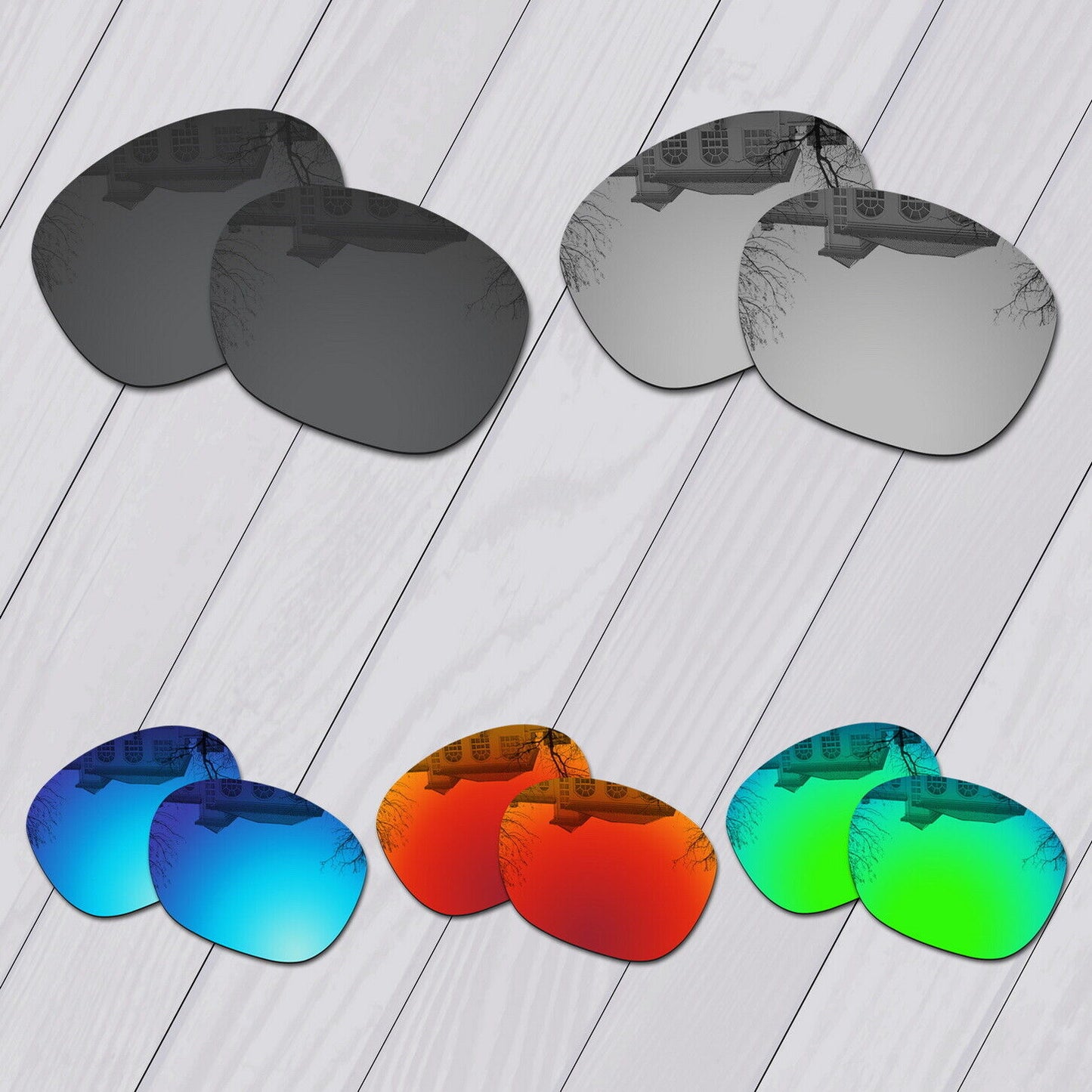 POLARIZED Replacement Lenses For-Oakley Garage Rock OO9175 Anti-Scratch Options