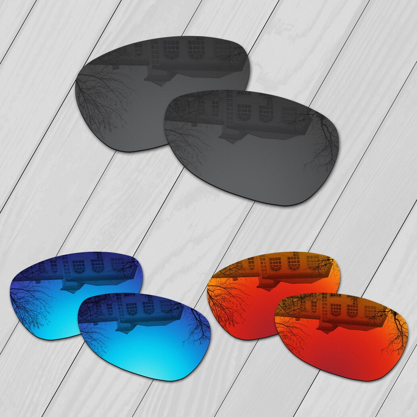 POLARIZED Replacement Lenses & Nosepad For-Oakley Felon Sunglasses Anti-Scratch