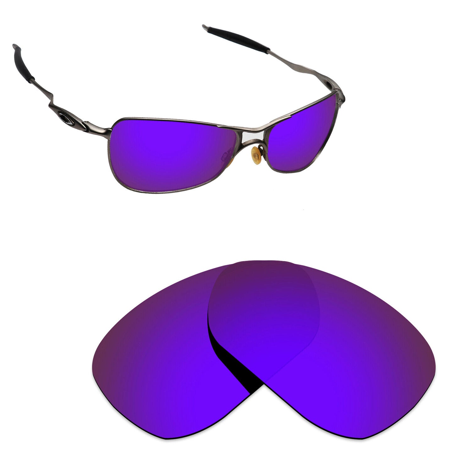 Hawkry Polarized Replacement Lenses for-Oakley Crosshair 1.0 Sunglass - Options
