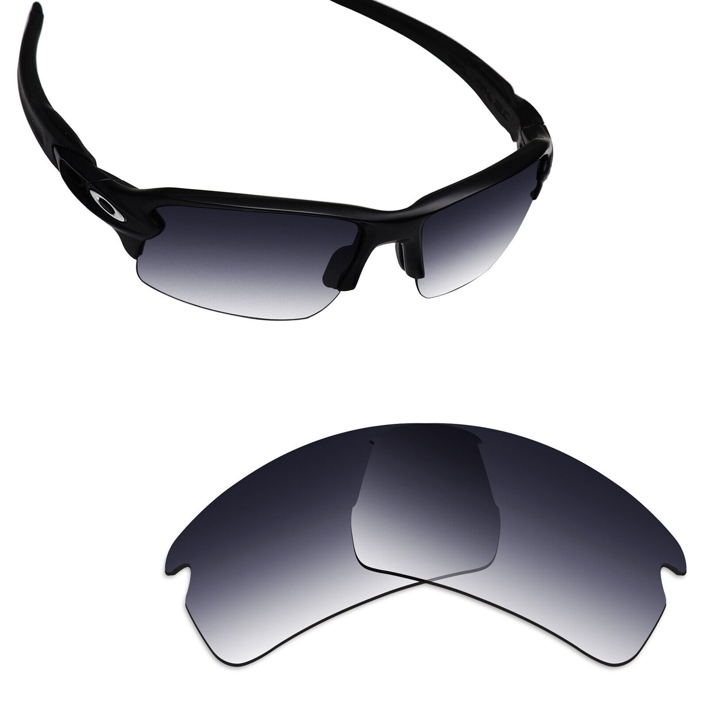 Hawkry Polarized Replacement Lens for-Oakley Flak 2.0 Asian Fit (AF)OO9271-opt