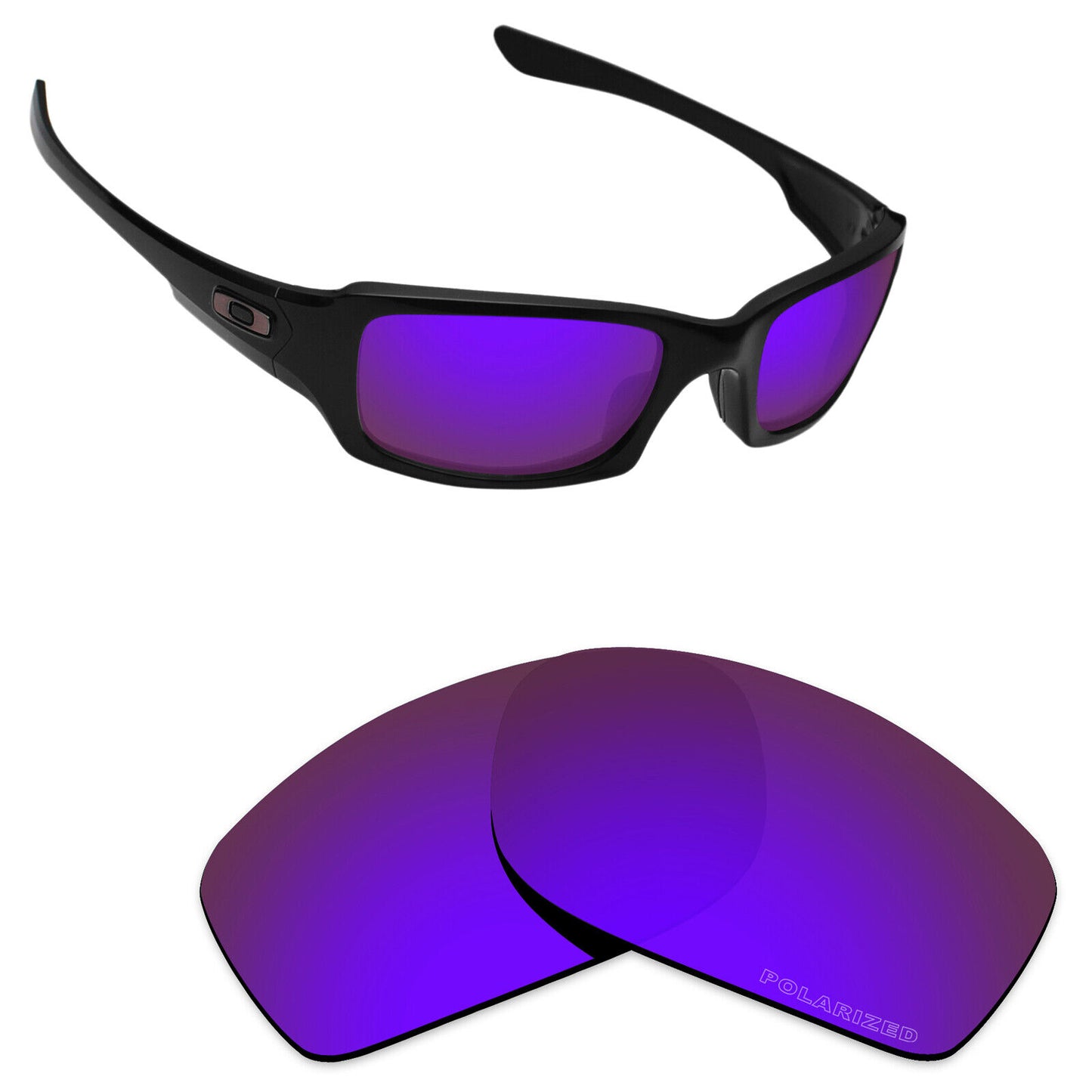 Hawkry Polarized Replacement Lenses for-Oakley Fives Squared Sunglass - Multiple