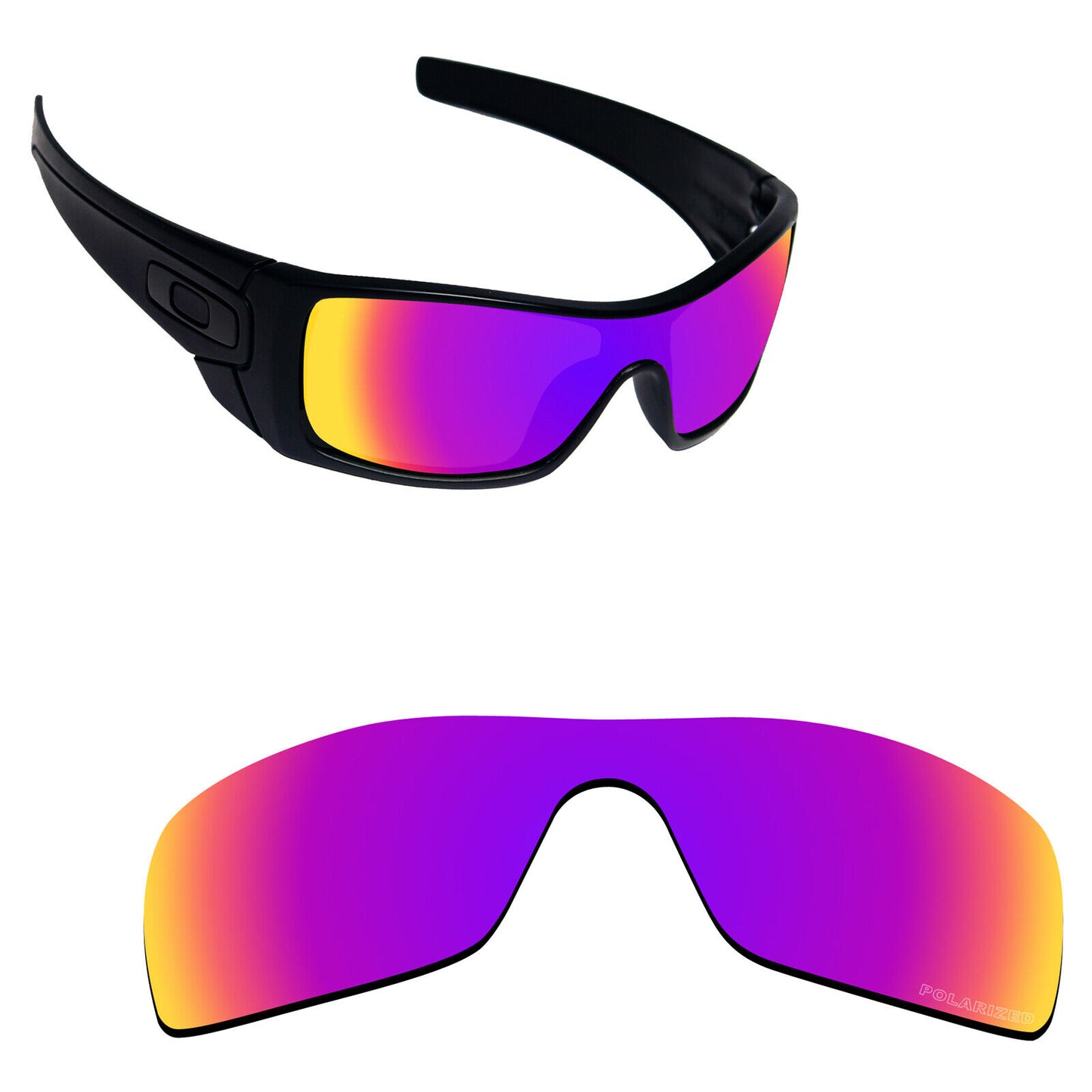 Hawkry Polarized Replacement Lenses for-Oakley Batwolf OO9101 Sunglass -Multiple