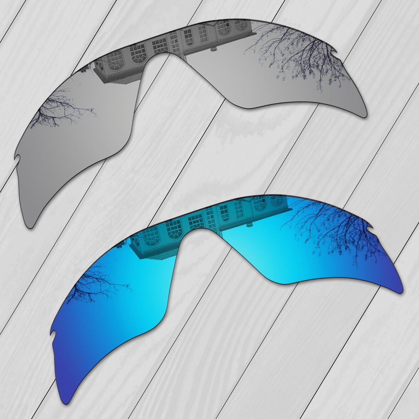 POLARIZED Replacement Lot Lenses For-Oakley Radar Range Sunglasses Anti-Scratch