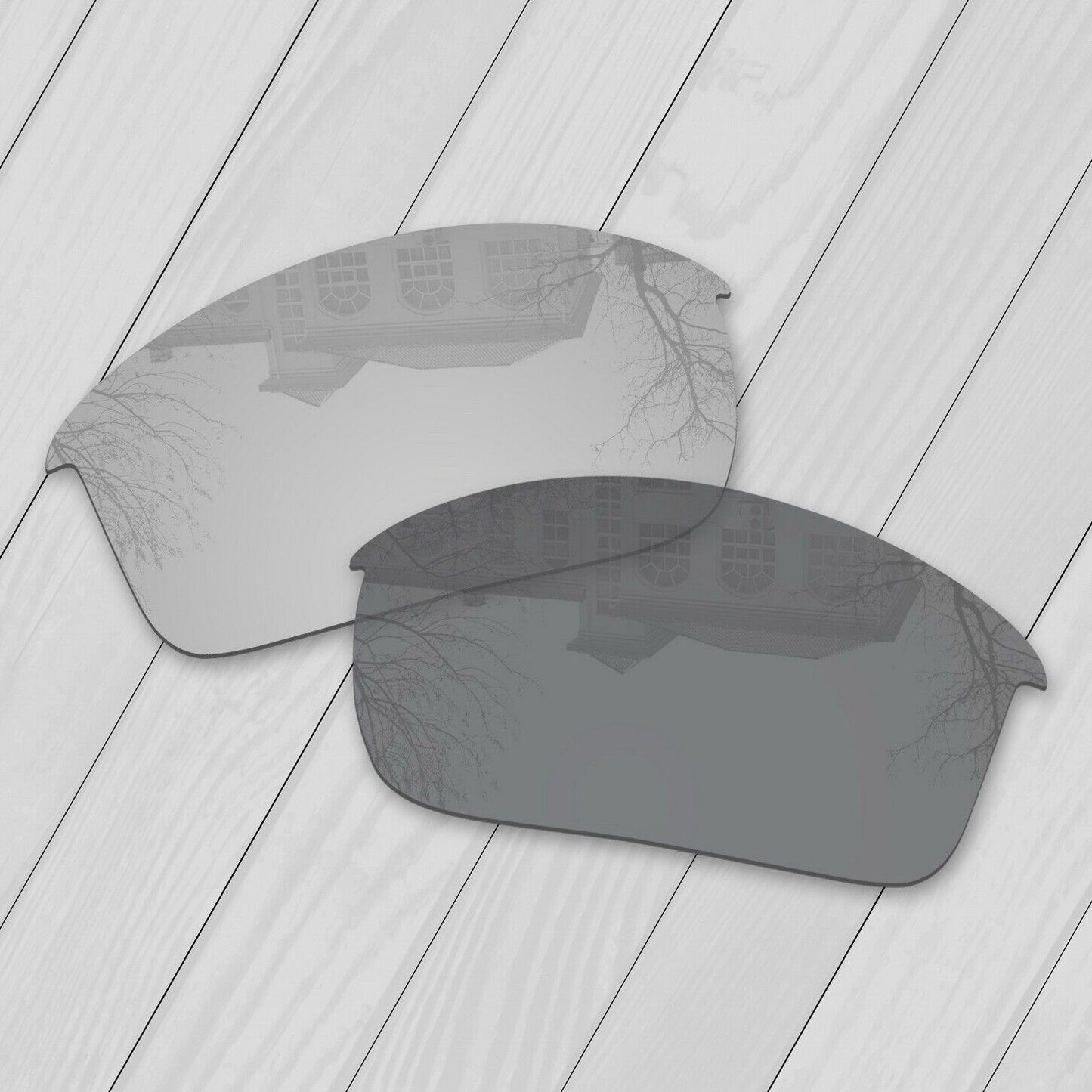 POLARIZED Replacement Lenses For-Oakley Flak Jacket Sunglass Anti-Scratch